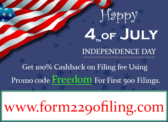 Use 2290 promo code FREEDOM