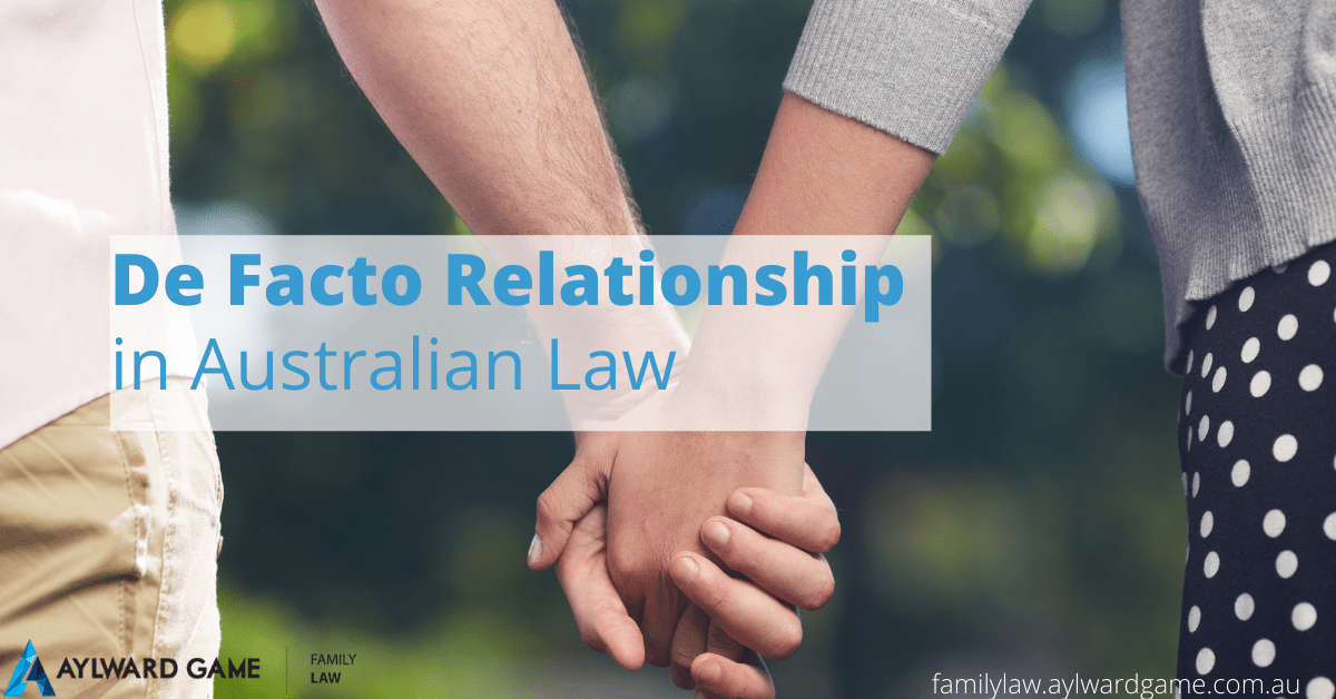 De Facto Relationship in Australian