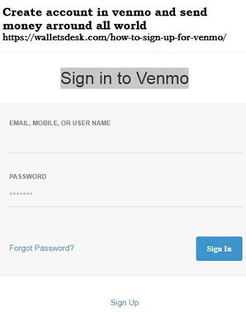 Venmo login