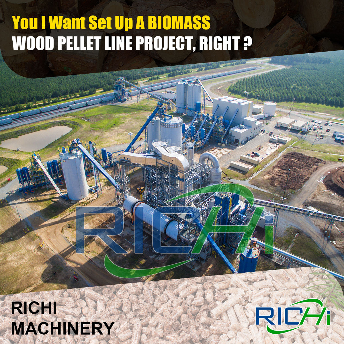 biomass fuel pellet plant