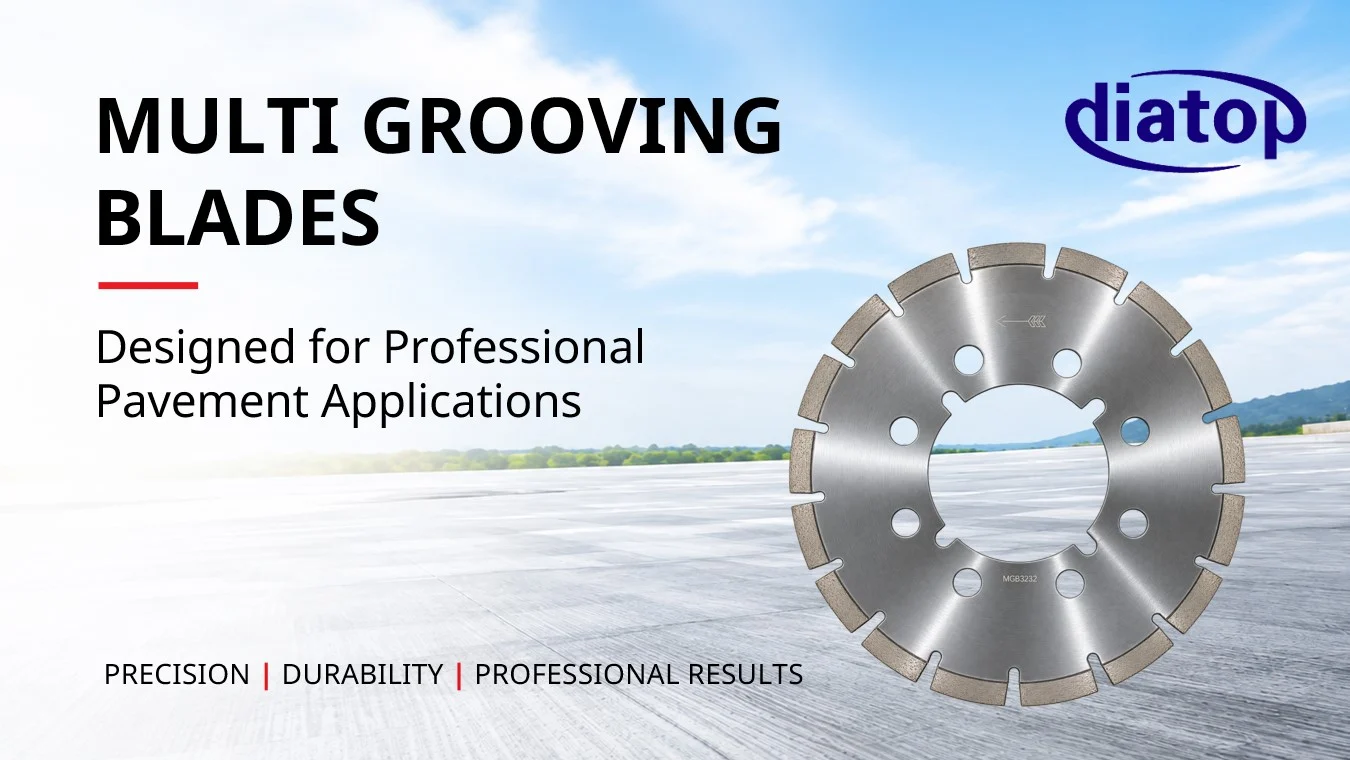 Diamond Grooving Solutions for Concrete Pavement Applications | DIATOP