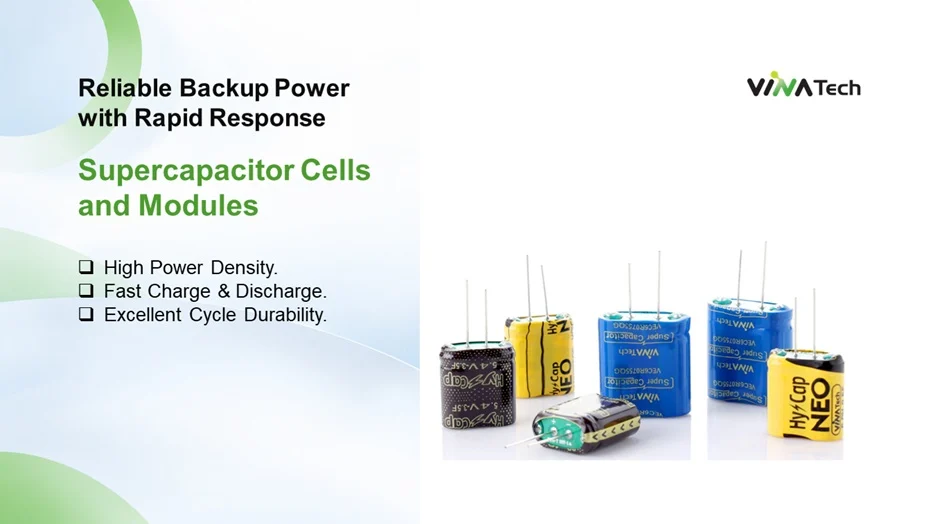 BBU Supercapacitor and UPS Backup Power Solutions | VINATech