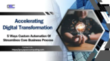 Accelerating Digital Transformation: 5 Ways Custom Automation Streamlines Core Business Processes