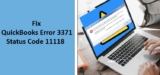 How to rectify QuickBooks error 3371 status code 11118?