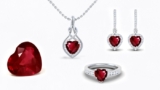 Heart-Shaped Ruby Gemstone and Jewelry Associated with It