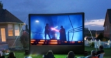 Your own outdoor movie theater round-the-clock with the best projector