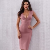 Black sequin party dress for women