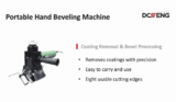 Professional Portable Hand Beveler for Industrial Applications | DCSENG