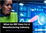 What An ERP Does For A Manufacturing Industry.