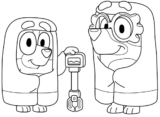 Printable Bluey Coloring Pages Helps You Get the Best Coloring Books Online