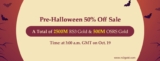 RS3 Gold with Up to 50% off for you to Spend a Meaningful Halloween Holiday