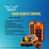 How to use overhead crane remote control systems for industrial work