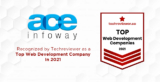 Ace Infoway is recognized by Techreviewer as a Top Web Development Company in 2021