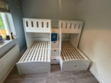 triple Bunk Bed With Stairs For Your Home